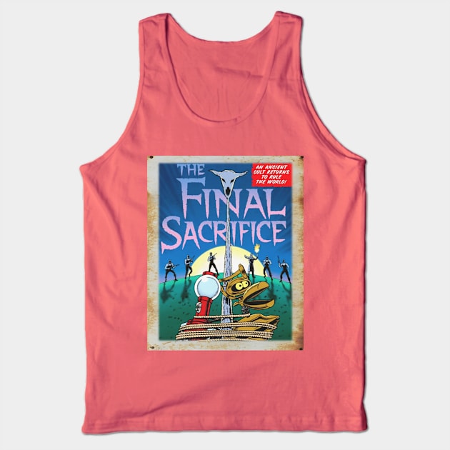 Mystery Science Rusty Barn Sign 3000 - Final Sacrifice Tank Top by Starbase79